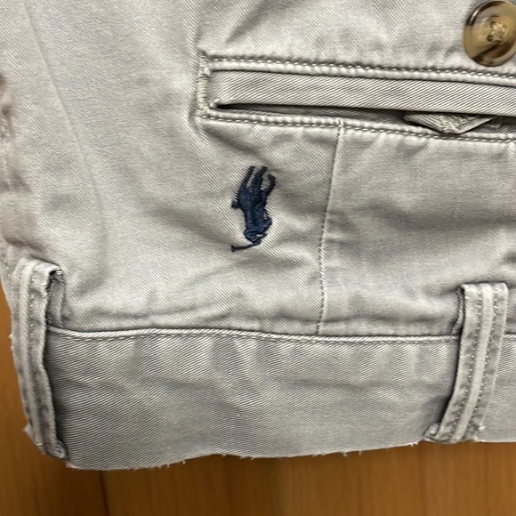 Straight stretch fit chinos, gray 36X30 97% Cotton and 3% Elastic. - Picture 2 of 5